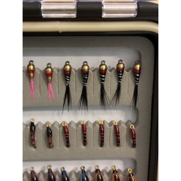 NEW BASSDASH Fly Fishing Flies Kit Assortment Trout Bass Fishing W/Box, 36 Pack - Picture 10 of 11